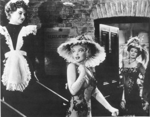 'The Prince and the Showgirl': Jean Kent as Maisie Springfield, at right