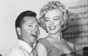 At the 'My Marilyn' party, August 1952