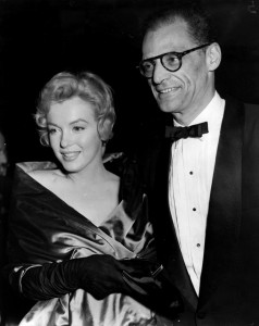 At the UK premiere of 'A View From the Bridge', 1956