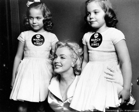 March of Dimes fundraiser, 1958