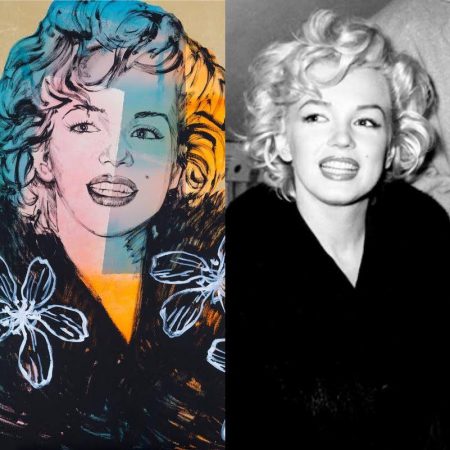 Marilyn by David Bromley, after Kashio Aoki's 1952 photo